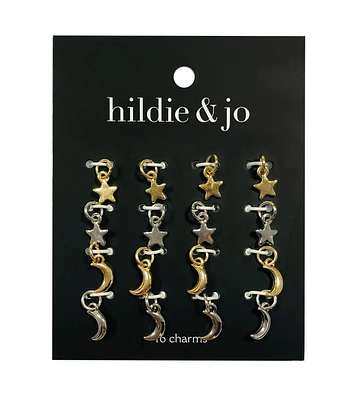 16ct Metal Moon & Star Charms by hildie & jo