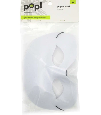 POP! Possibilities Over the Eyes Craft Mask - White