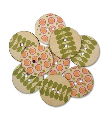 Favorite Findings 1 1/4" Indian Summer 2 Hole Buttons