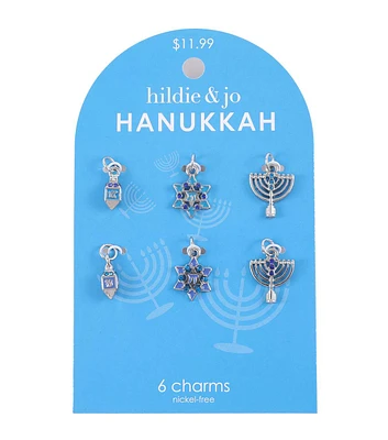 6ct Hanukkah Icon Charms by hildie & jo