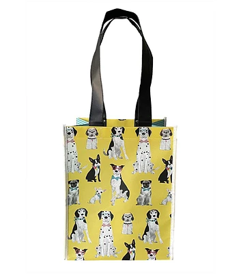 11.5" Dogs Go Green Reusable Tote Bag