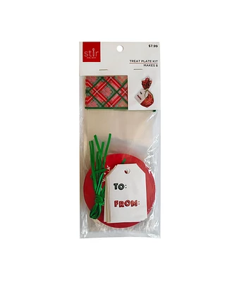 8ct Christmas Holiday Treat Bags With Tags by STIR