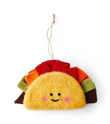 4" Christmas Taco Felt Ornament by Place & Time