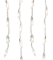 Northlight 10' Clear Mini Drop Icicle String Lights 2pk