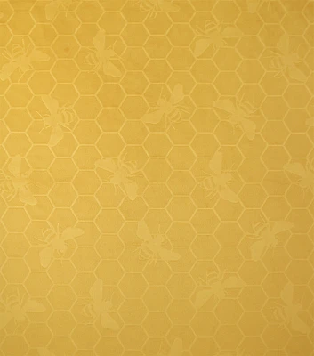 Soft & Minky Bee Embossed Fleece Fabric