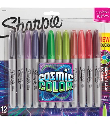 Sharpie Cosmic Color 12 pk Fine Point Permanent Markers