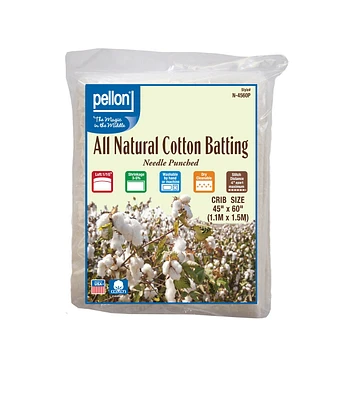 Pellon All Natural Cotton Batting Crib