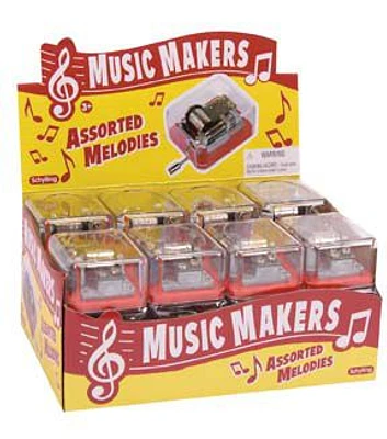 2" Music Makers Assorted Song Musical Box