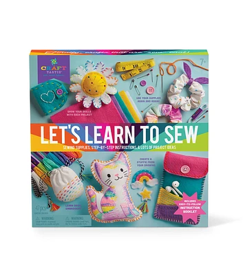 Craft Tastic 47ct Let's Learn to Sew Kit