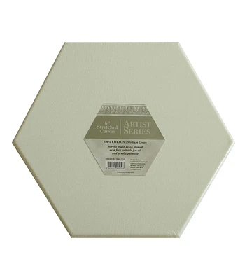 Artist Series Stretched 12" Canvas Hexagon