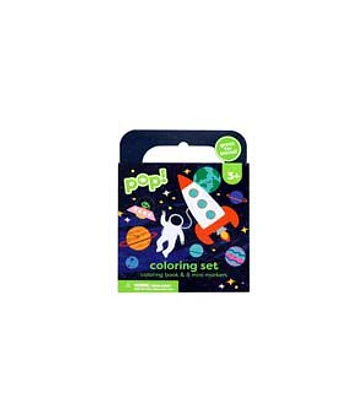 9pc Space On the Go Coloring Book by POP!