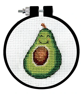 Design Works 3" Avocado Counted Cross Stitch Kit