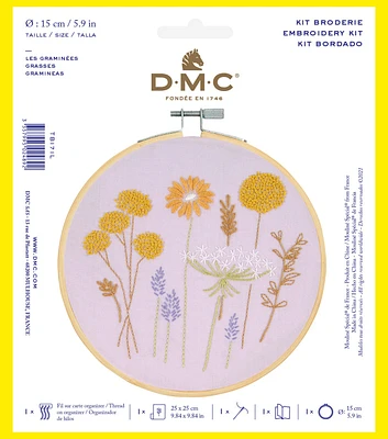 DMC 8" Plants Embroidery Kit