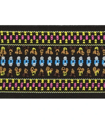 Simplicity Jacquard Belt Trim 1.88'' Multi