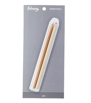 2ct Red & White Water Soluable Fabric Marking Pencils by Fabany