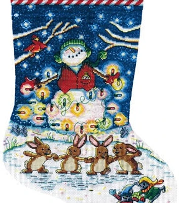 Design Works 17" Light the Night Cross Stitch Stocking Kit