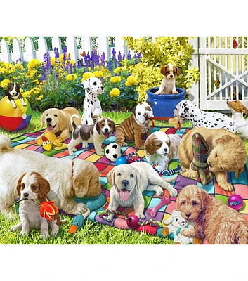 Springbok 1000pc Playful Pups on Parade Jigsaw Puzzle