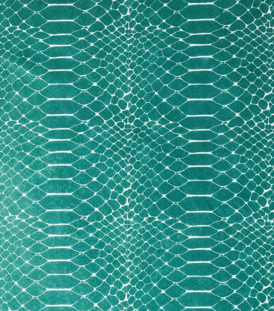 Green Lizard Skin Felt Fabric by Happy Value