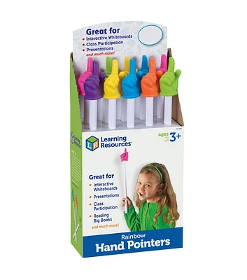 Learning Resources 15" Rainbow Hand Pointers 10ct