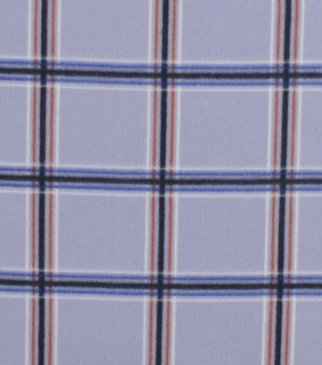 Pastel Purple Plaid Blizzard Prints Fleece Fabric