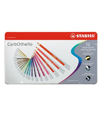 STABILO CarbOthello Pastel Pencil Set Set of 12