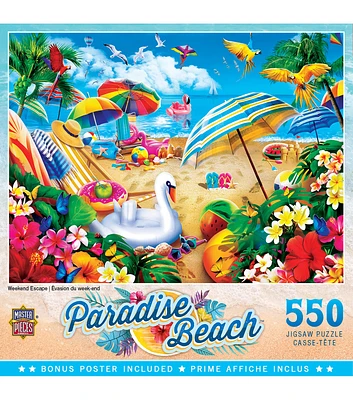 MasterPieces 18" x 24" Weekend Escape Jigsaw Puzzle 550pc