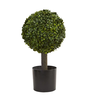 Nearly Natural 21" Boxwood Ball Topiary Artificial Tree