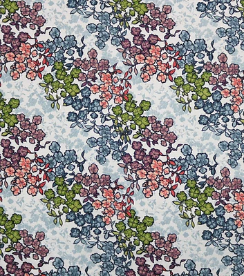 Floral Burst And Shadows Super Snuggle Flannel Fabric