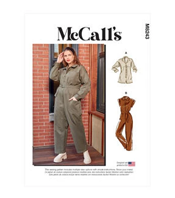 McCall's M8243 Size 18W to 24W Misses & Women's Sportswear Sewing Pattern