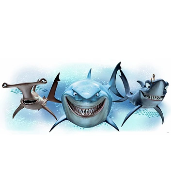 RoomMates Peel & Stick Wall Decals Finding Nemo Sharks