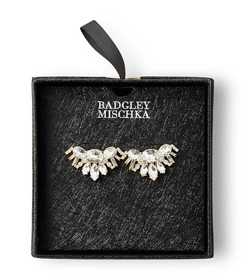 Badgley Mischka Multi Stone Cluster Post Earrings