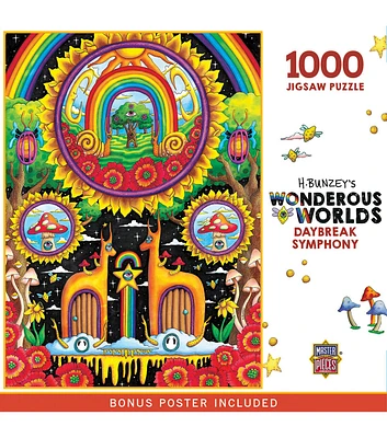 MasterPieces 19" x 27" Wonderous Worlds Daybreak Symphony Puzzle 1000pc