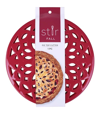 10" Fall Pie Crust Cutter by STIR