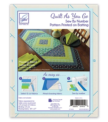 June Tailor Quilt As You Go Batting Table Runner Morning Blend