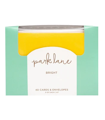 80ct Bright A7 Cards & Envelopes by Park Lane