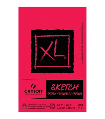 Canson XL 100 Sheet Sketch Pad 5.5" x 8.5"