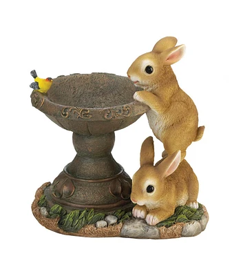 Zingz & Thingz Playful Bunnies Bird Feeder