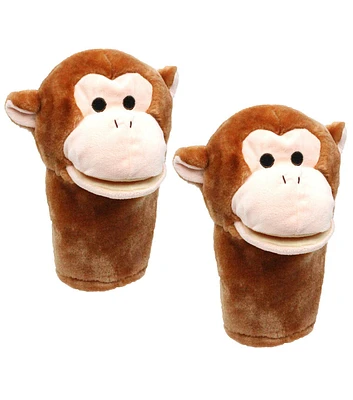 Get Ready Kids 12" Monkey Bigmouth Puppets 2pk