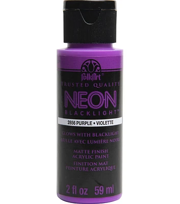 Folkart 2oz Acrylic Paint Neon Purple