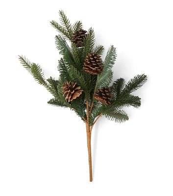 20.5" Christmas Green Balsam Fir Bush by Bloom Room