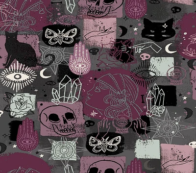 Spellbound Halloween Cotton Fabric