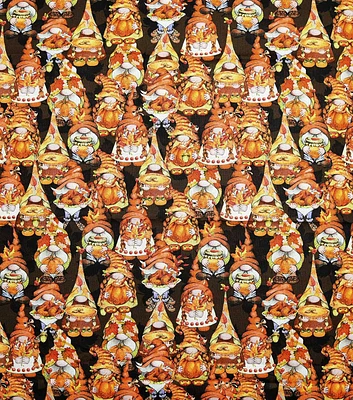 Fall Gnomes Fall Print Fabric