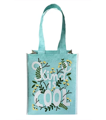 11.5" Kind Is Cool Go Green Reusable Tote Bag