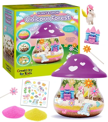 5.5" Plant N Grow Unicorn Forest Terrarium Kit