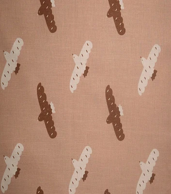 Baby Birds on Brown Quilt Cotton Fabric by Quilter's Showcase