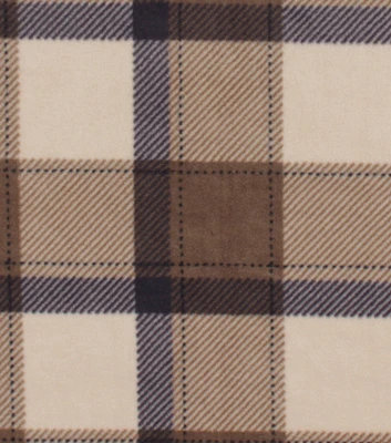 Plaid Anti Pill Fleece Fabric