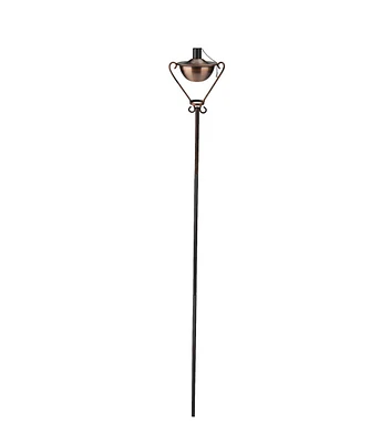 Northlight 61" Summer Copper Half Moon Oil Patio Torch