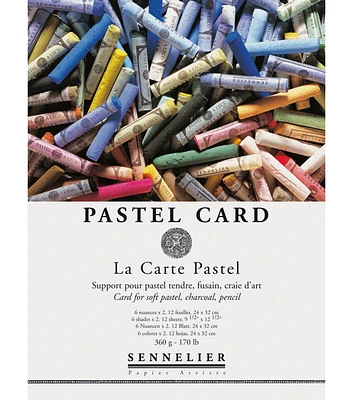 Sennelier La Carte Pastel Pad, 9" x 12", Assorted Colors