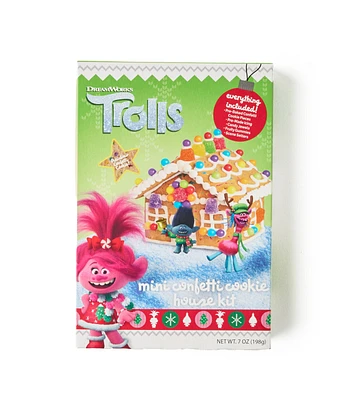 7oz Christmas Mini Trolls Confetti Gingerbread House Kit