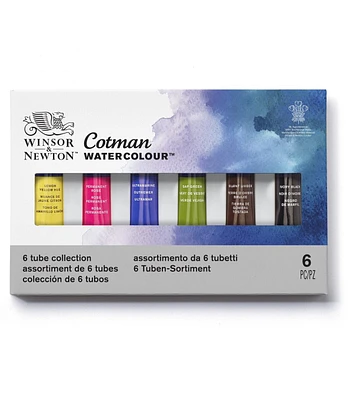 Winsor & Newton Cotman Watercolor Tube Set 6 Colors